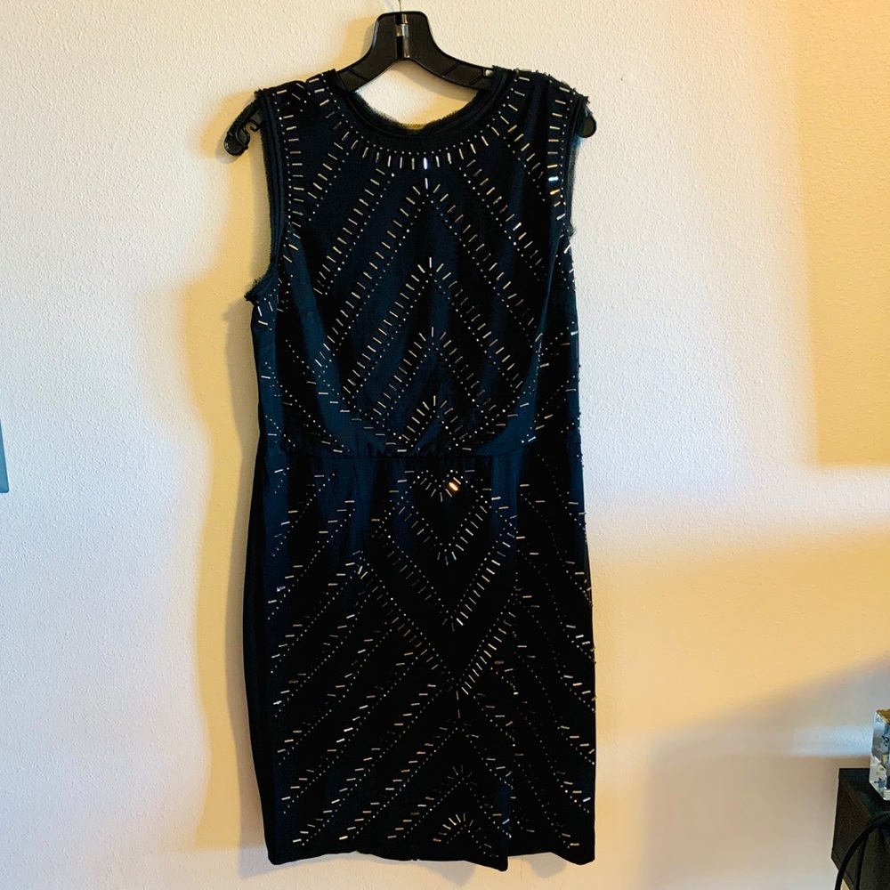 NEW Rachel Roy Beaded Sleeveless Dress Size 14